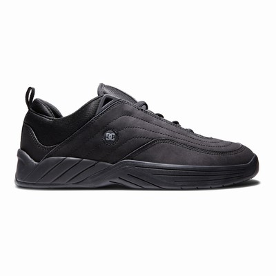 DC Williams Slim Men's Black Skate Shoes Australia Sale AVI-172